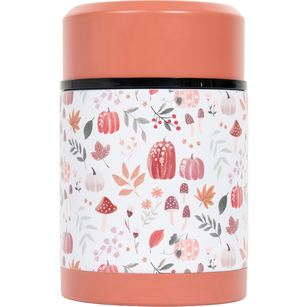 Autumn Stainless Steel Soup Food Flask with Spoon Image 2