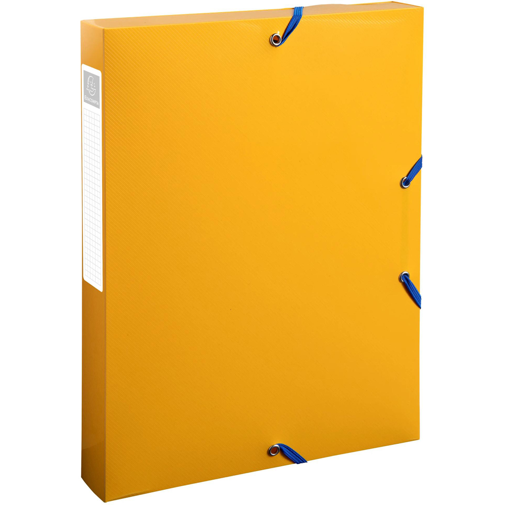Exacompta BeeBlue A4 Assorted Colour Polypropylene Box File 8 Pack Image 4