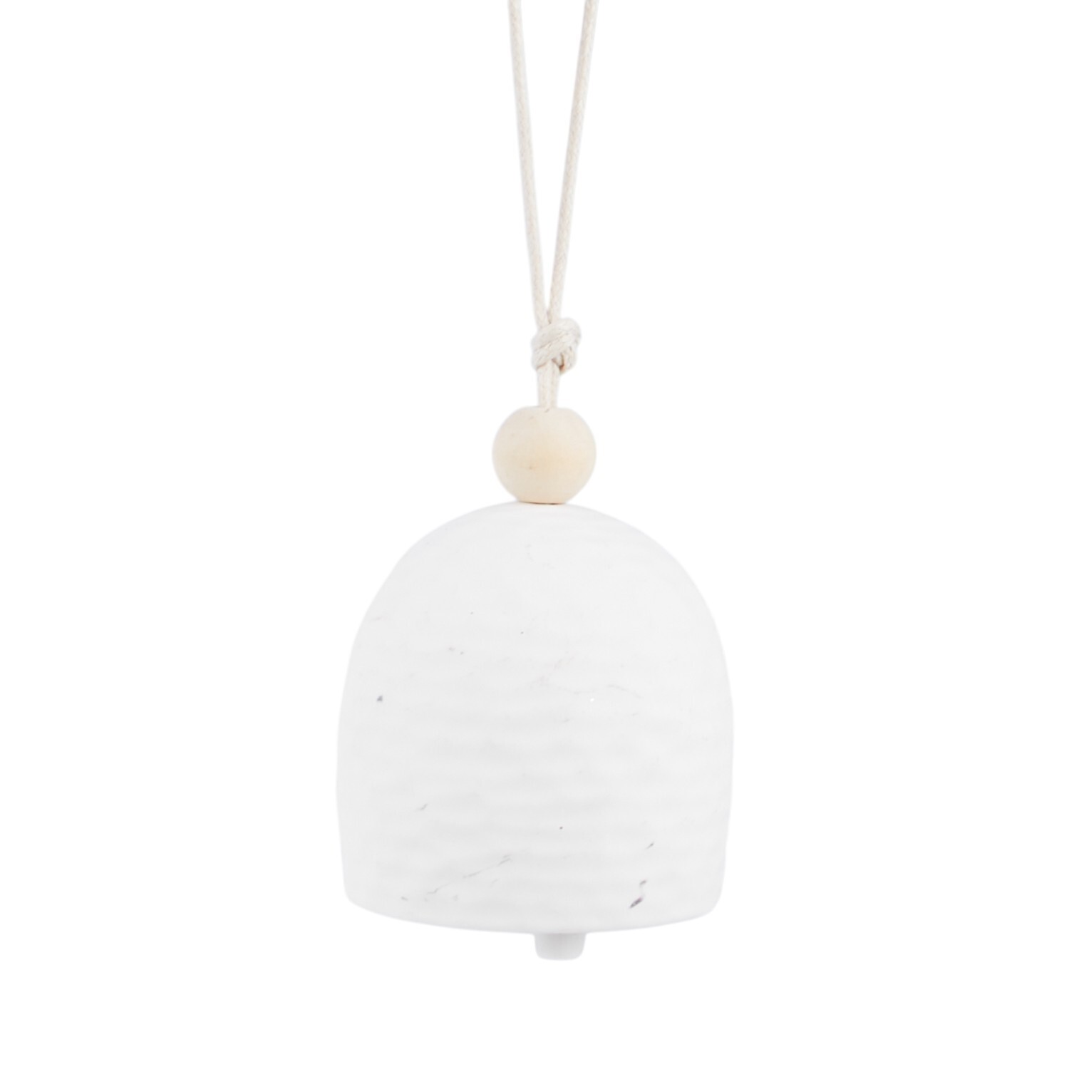 Pack of 4 Ceramic Bells White Image 2