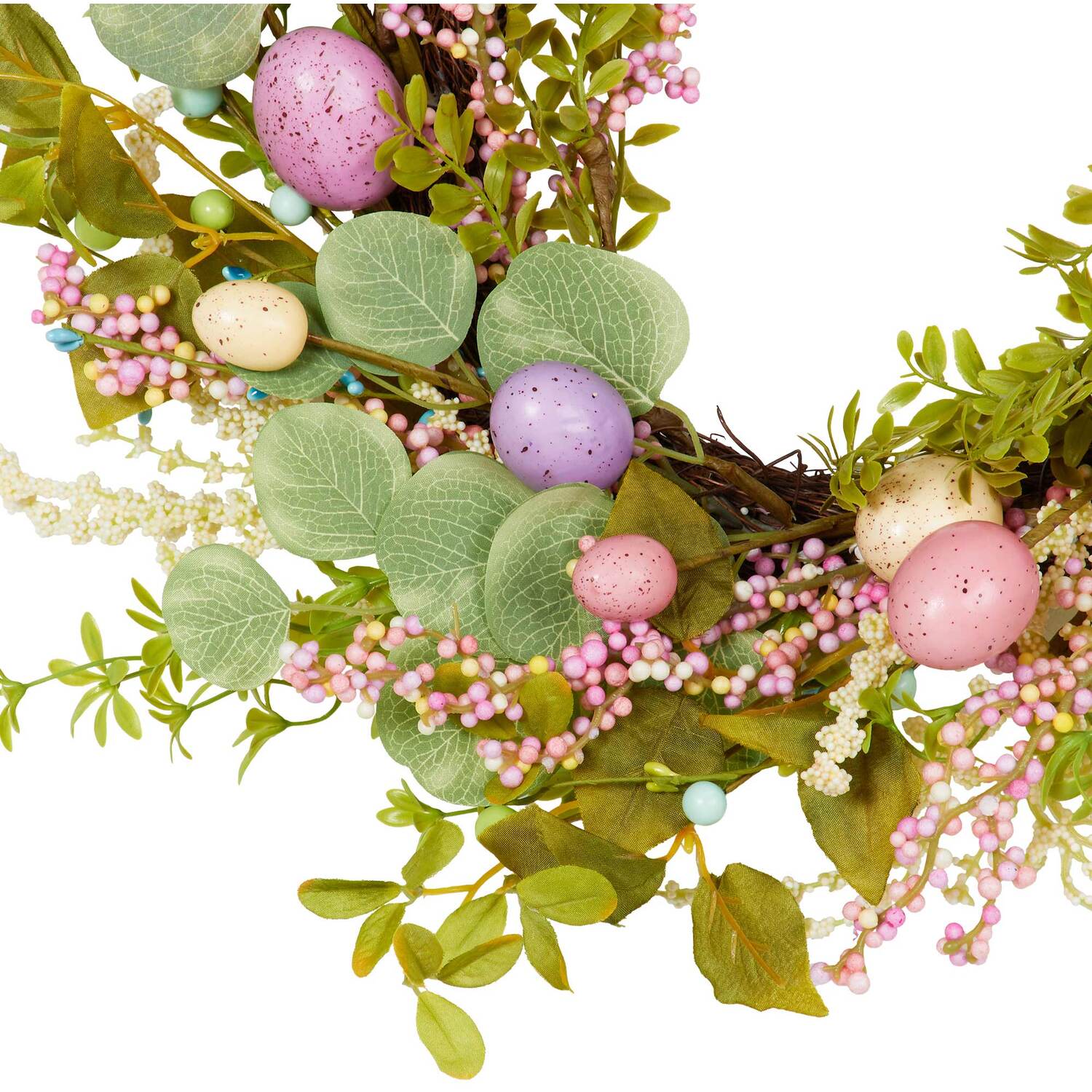 Easter Wreath Green 58cm Image 2