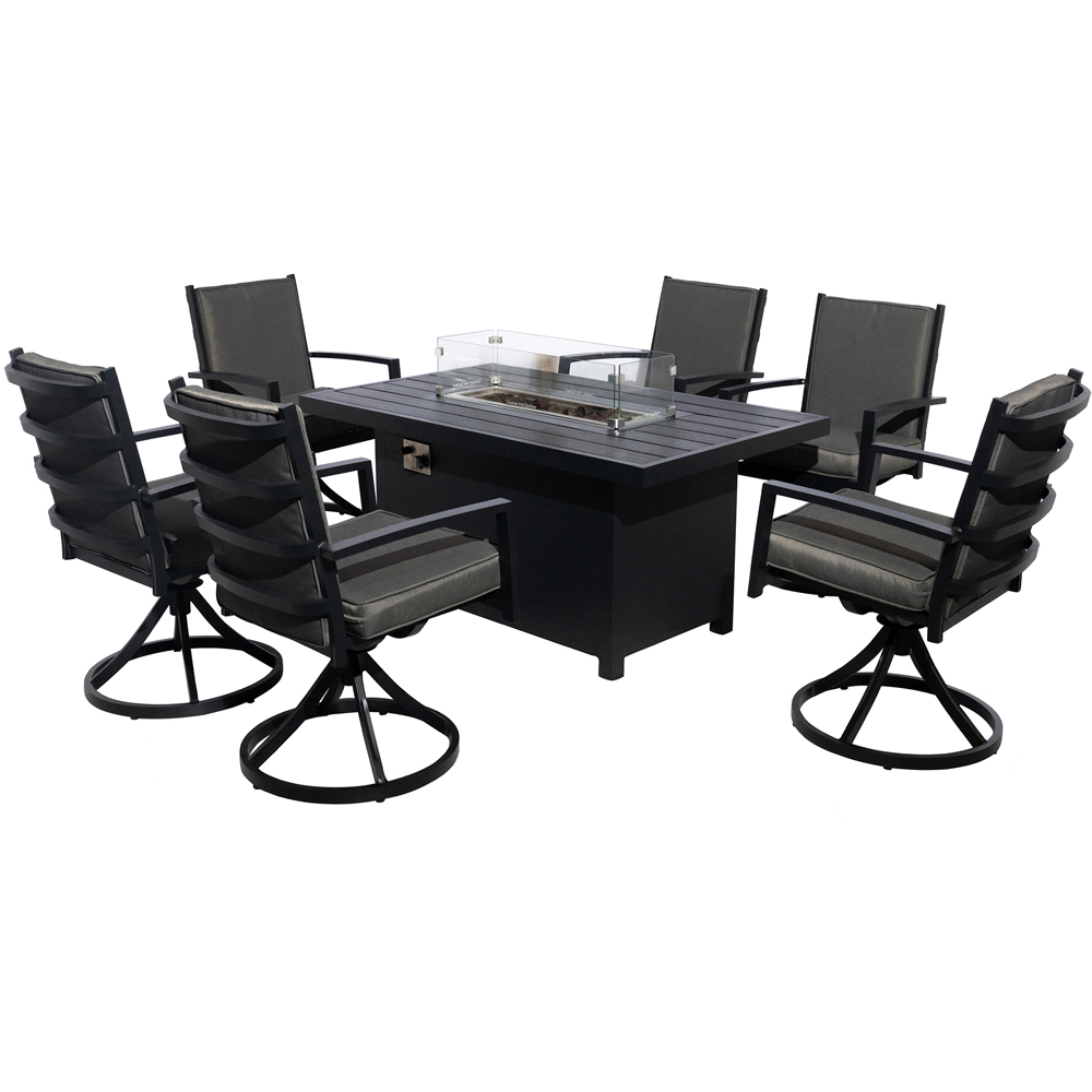 Furniture One 6 Seater Aluminium Garden Dining Set Image 4