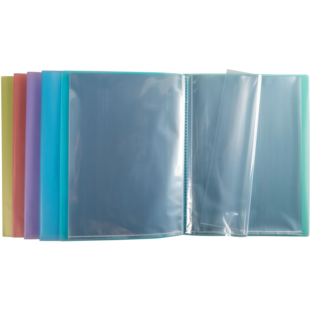 Exacompta A4 Multicolour Semi Rigid Display Book 60 Views 10 Pack Image 8