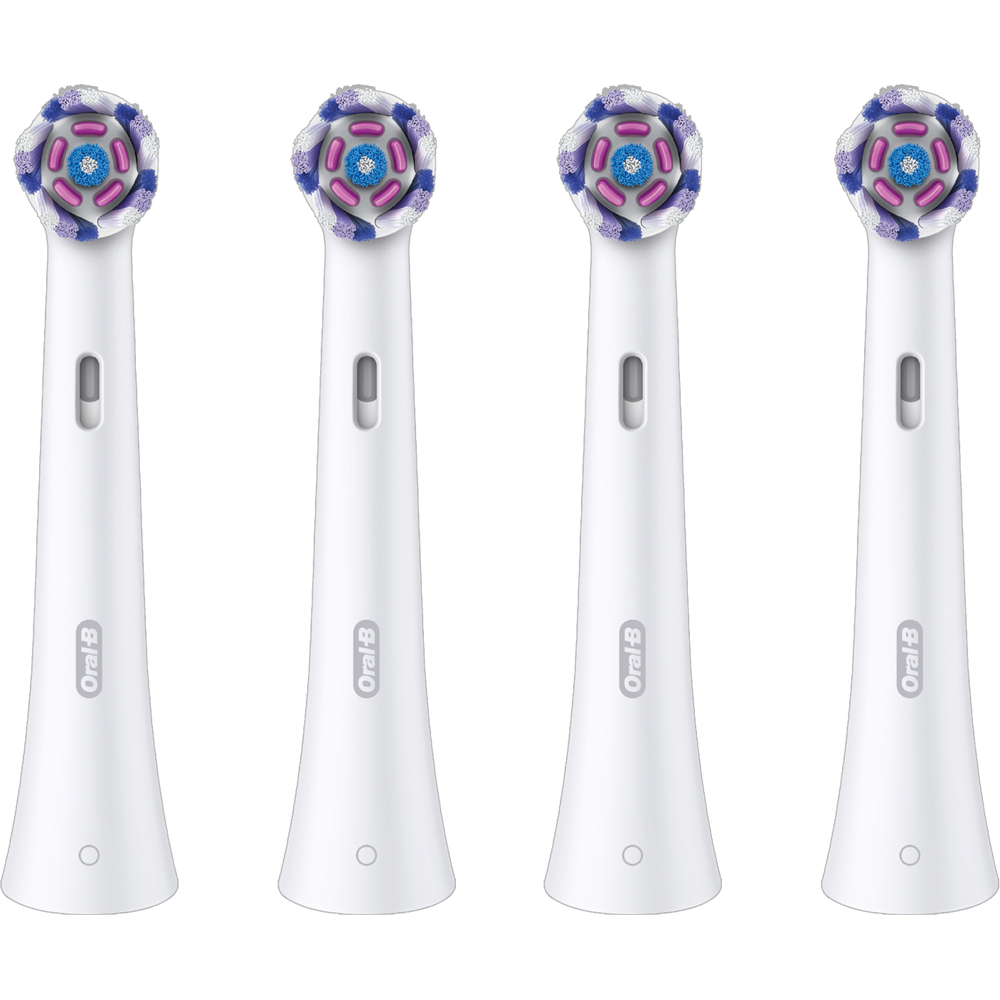 Oral-B iO Radiant White Toothbrush Refill Head 4 Pack Image 3