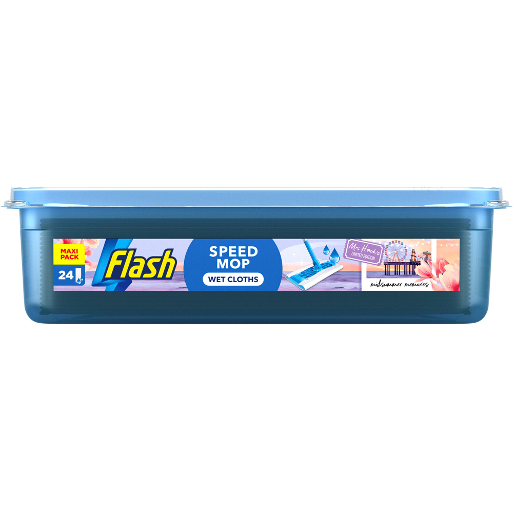 Pack of 24 Flash Mrs Hinch Speed Mop Wet Cloths Midsummer Memories Image 4