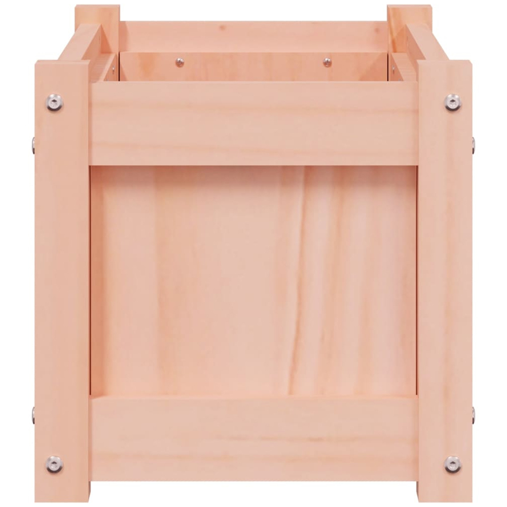 vidaXL Natural Douglas Wood Garden Planter 31 x 60 x 31cm 2 Pack Image 6