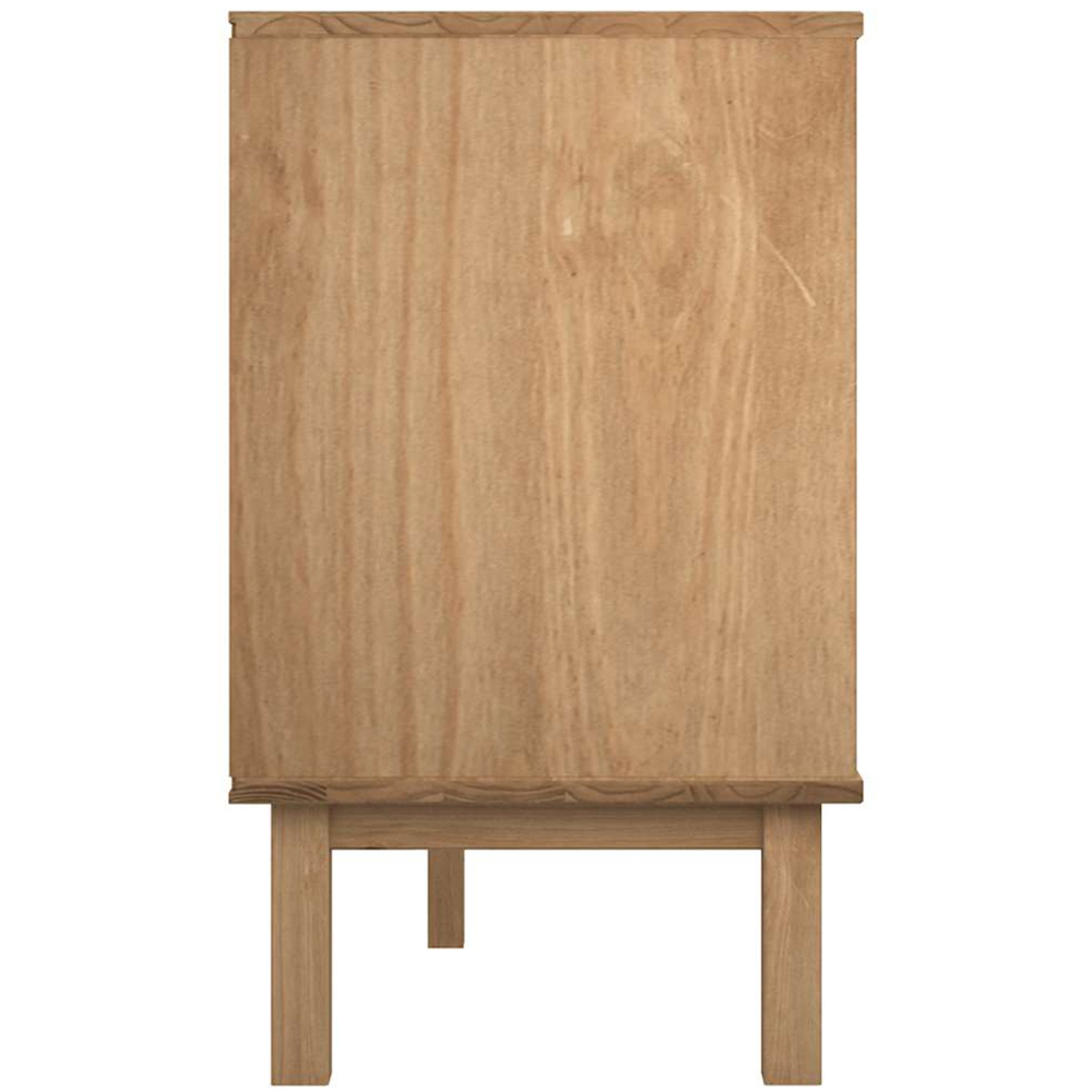 vidaXL Otta 6 Drawer Brown Solid Wood Pine Storage Cabinet Image 6