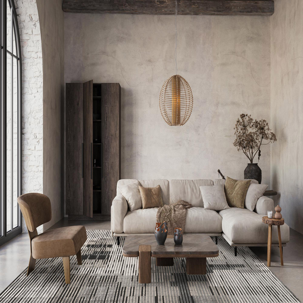 Mayfair Living Room Area Rug Metallic Sheen Contemporary Modern Matrix Design - Dark Grey 120x170 cm Image 5