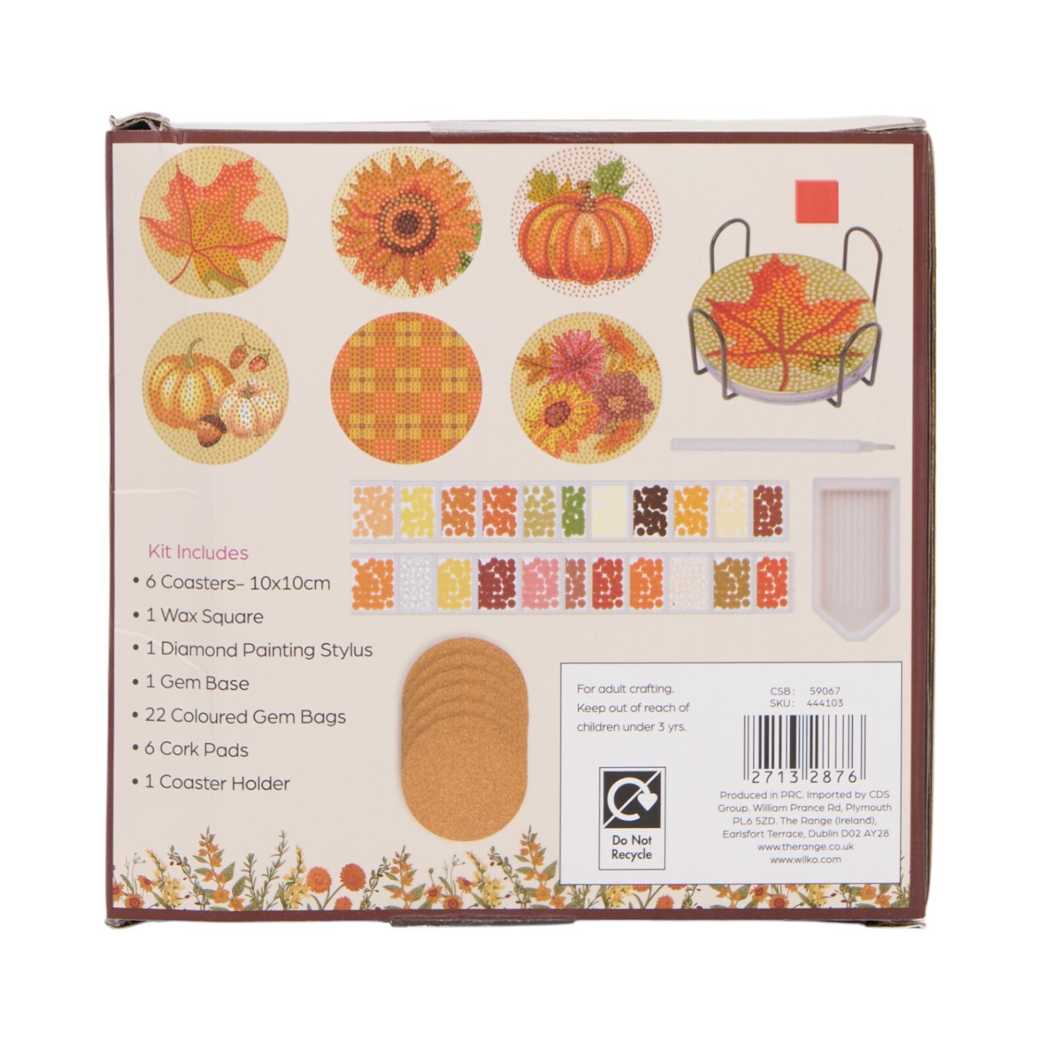 Autumn Diamond Painting Coaster Kit Image 3