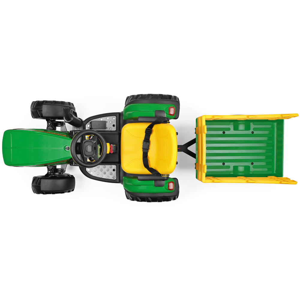 Peg John Deere RC Kids Electric Tractor with Trailer 12V Image 6