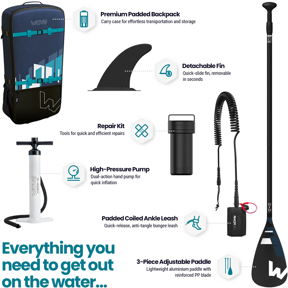 Wave Navy Tourer SUP Board 10ft 3 inch Image 5