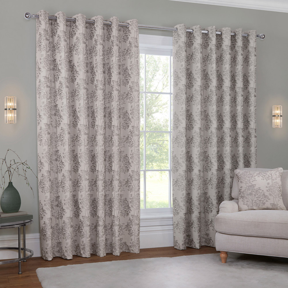 Juniper Blackout Curtain Silver 168 x 229cm Image 2