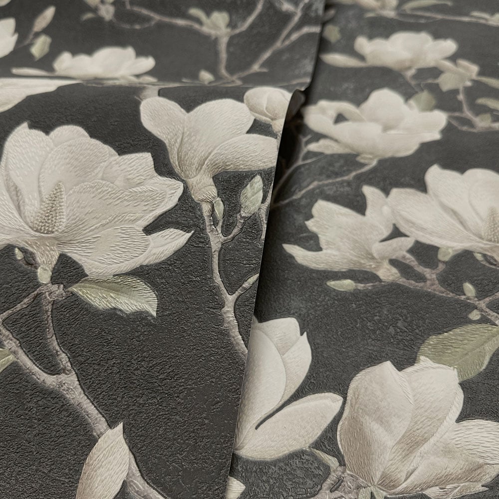 Holden Decor Petalina Charcoal Wallpaper Image 4