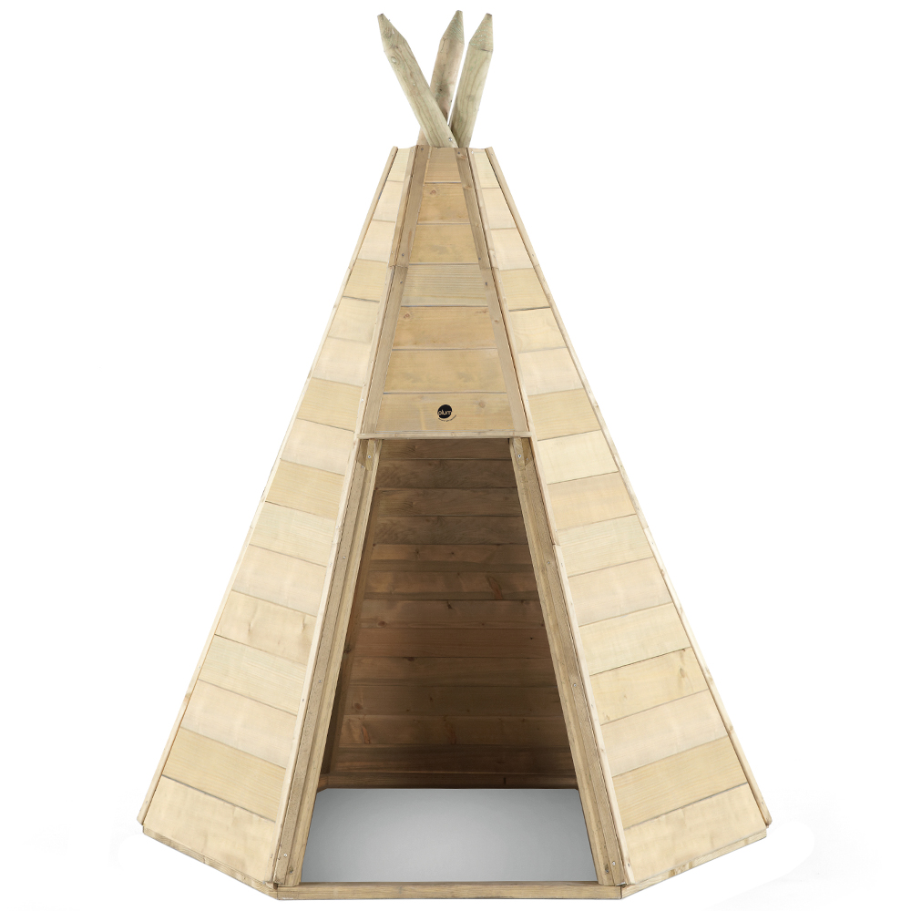 Plum Play Teepee Wooden Hideaway Image 1