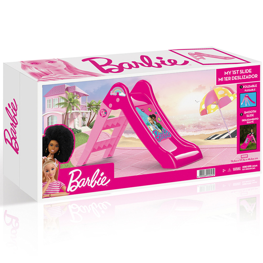 Dolu Toddler Pink Licensed Barbie My First Slide Image 3