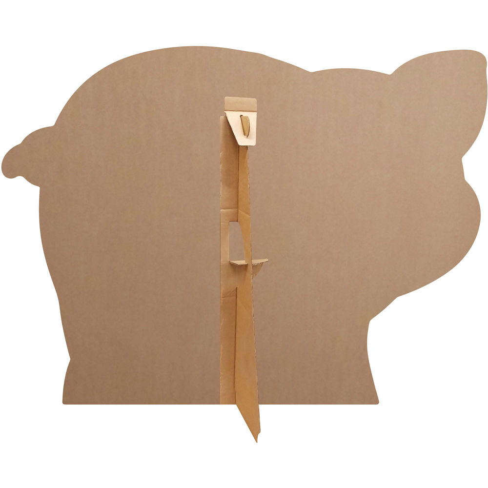 Star Cutouts Lucky Pig Glücksschwein Christmas Cardboard Cutout 2ft Image 2
