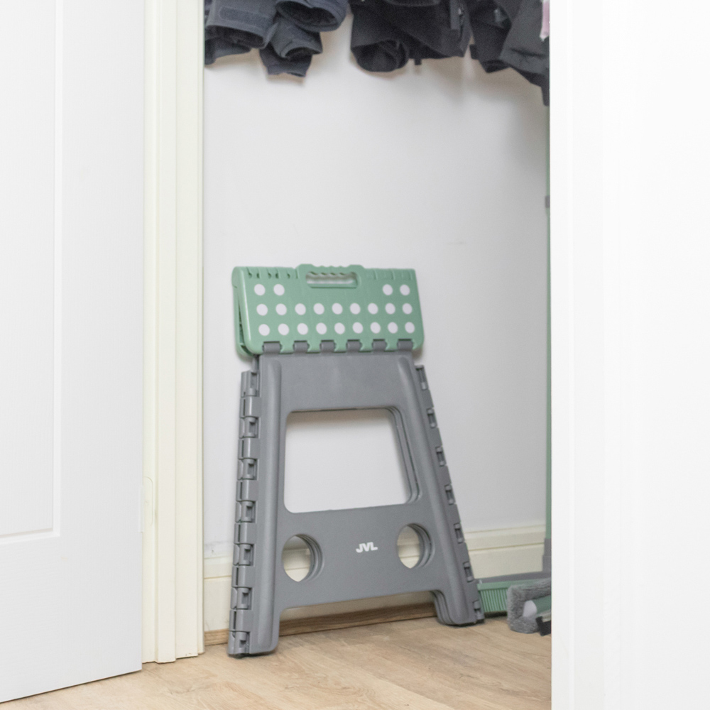JVL Cleaning Large Grey Folding Step Stool Image 8