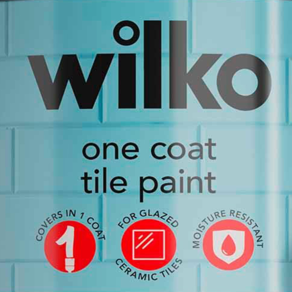 Wilko One Coat Flintstone Tile Gloss Paint 750ml Image 3