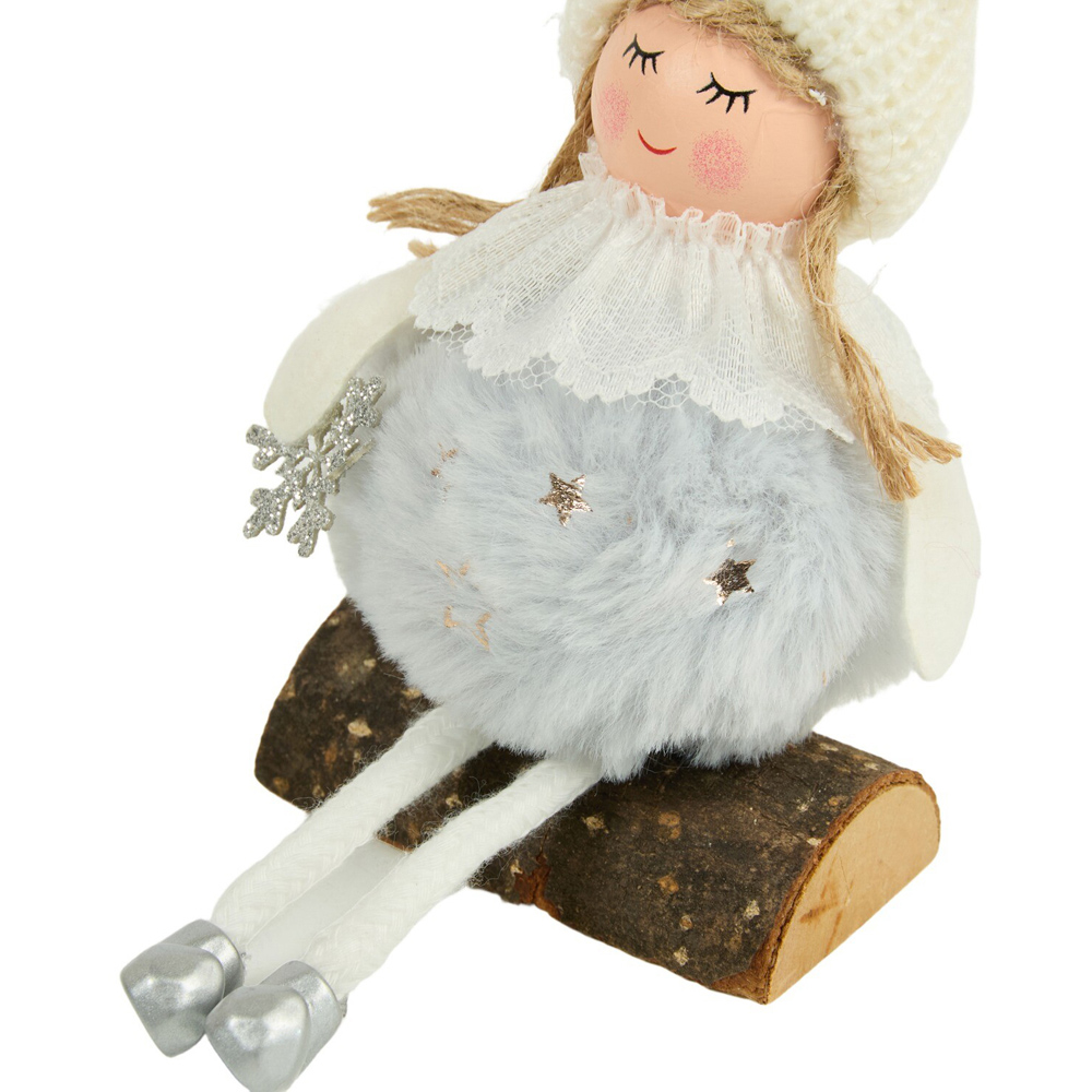 Angel on a Log Decoration Image 3
