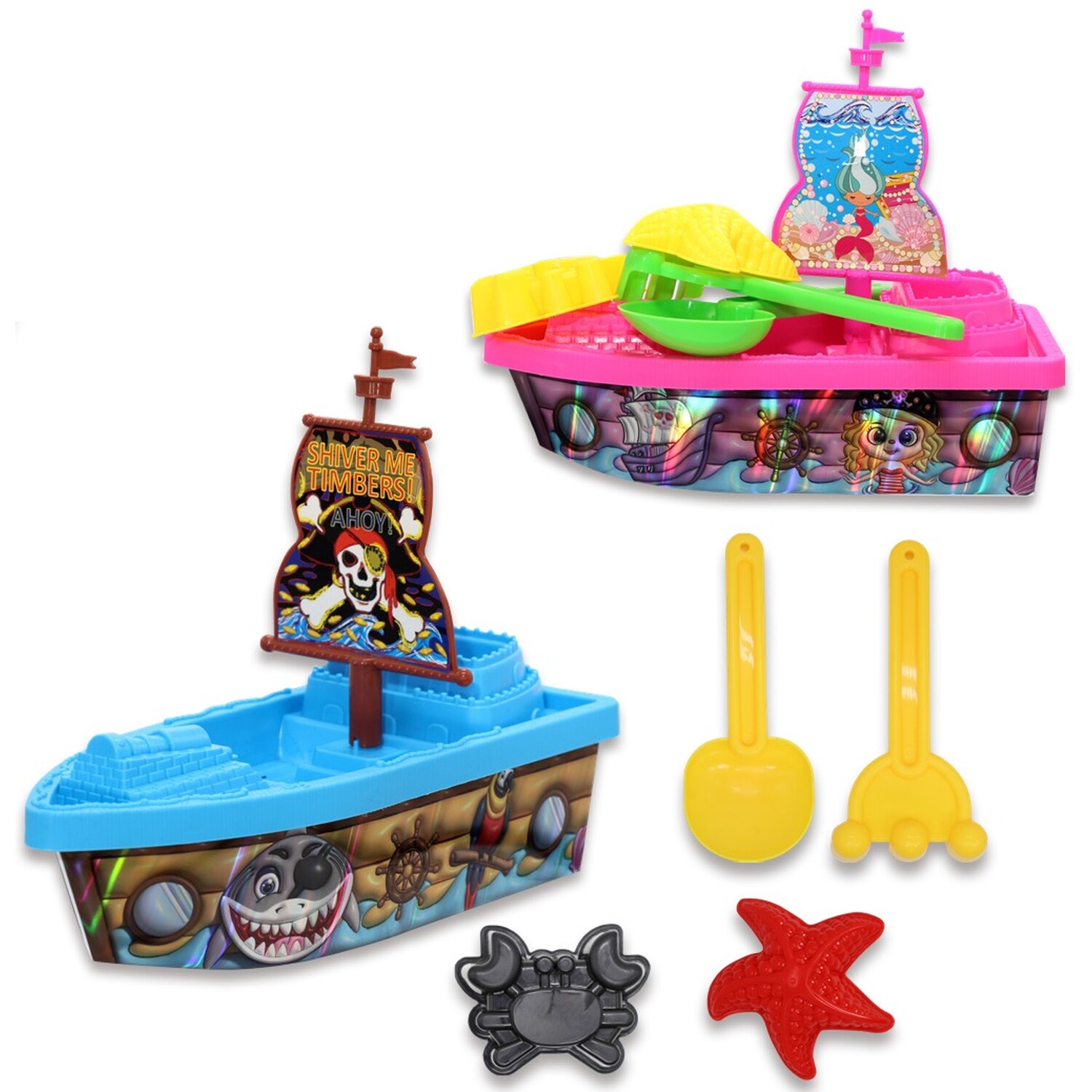 Beach Boat Set - Multicolour Image 2