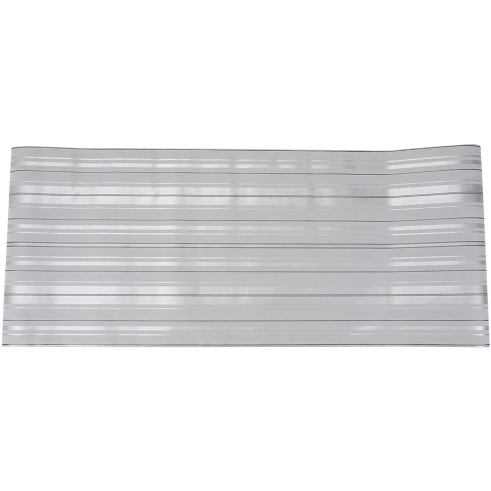 Living and Home Stripe Metallic Silver and Grey Wallpaper Image 3