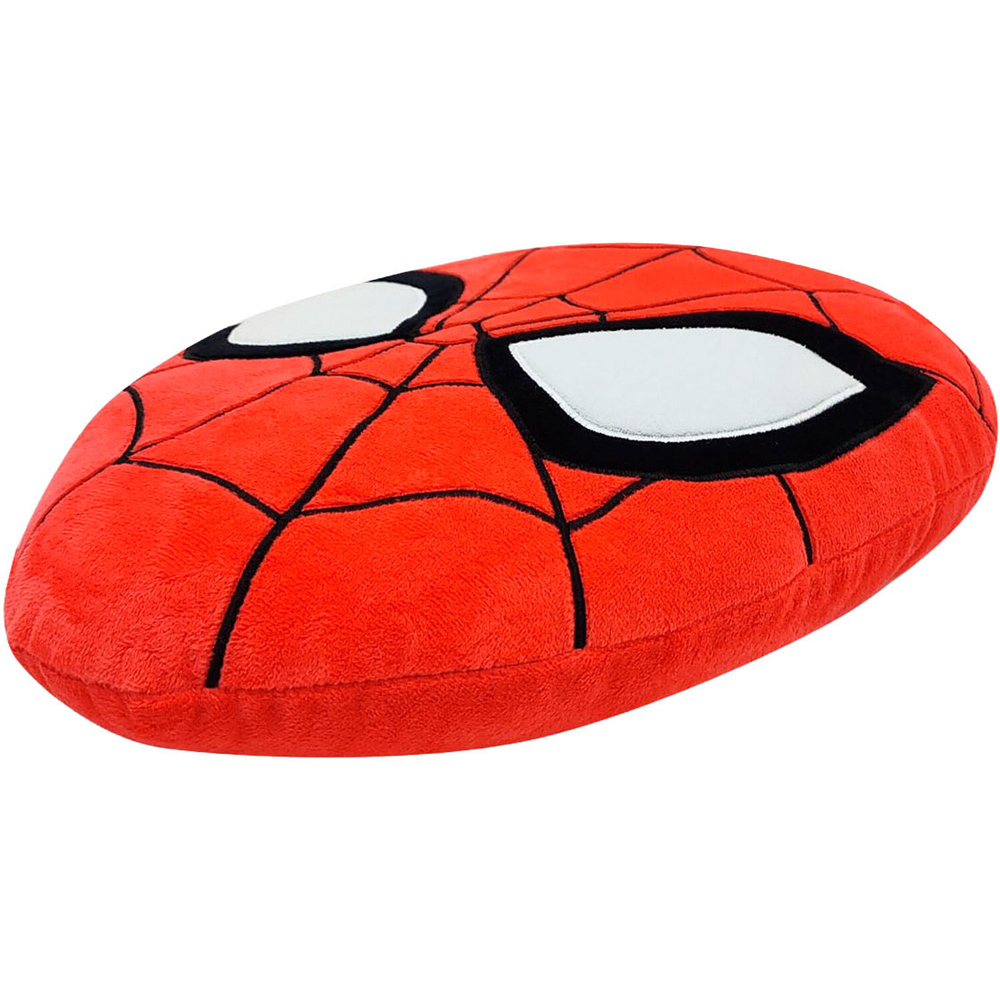 Spiderman Head Shaped Cushion Red Image 2