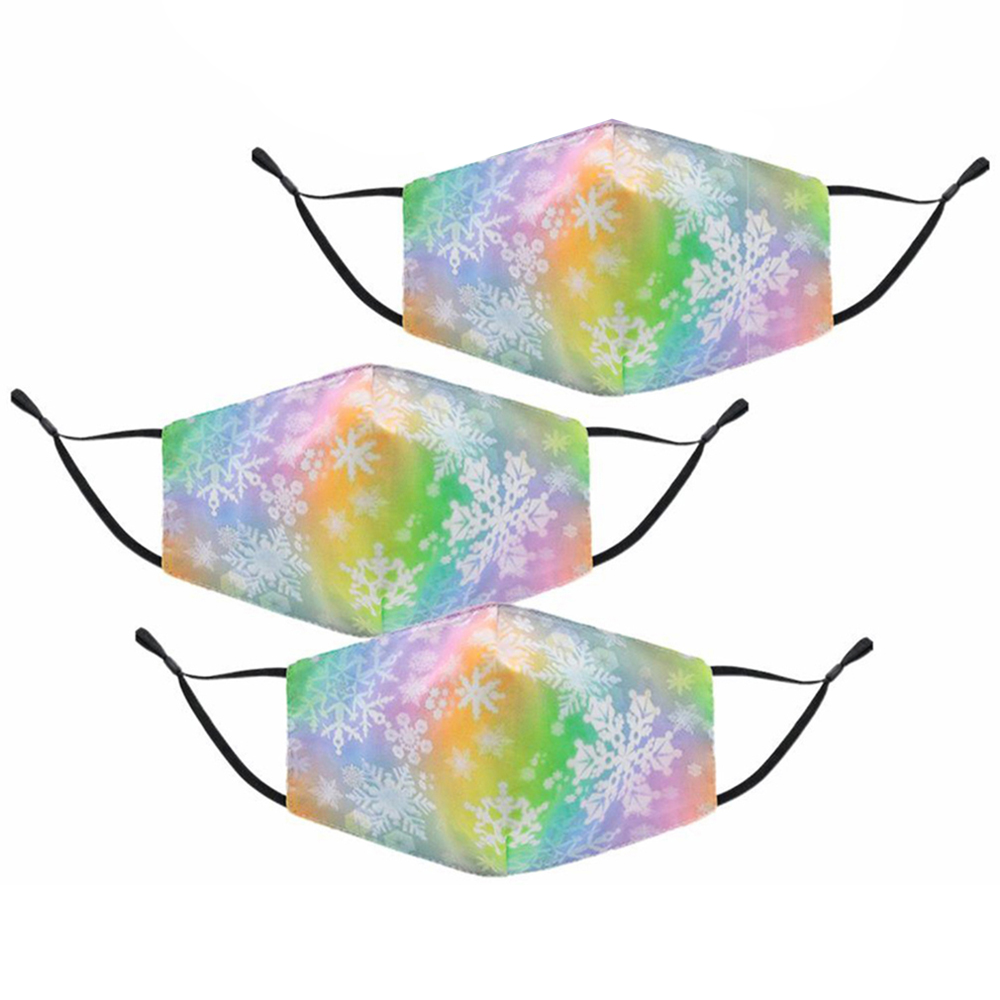 Termin8 Printed Christmas Design 3 Reusable and Breathable Face Mask 4 Pack Image 3