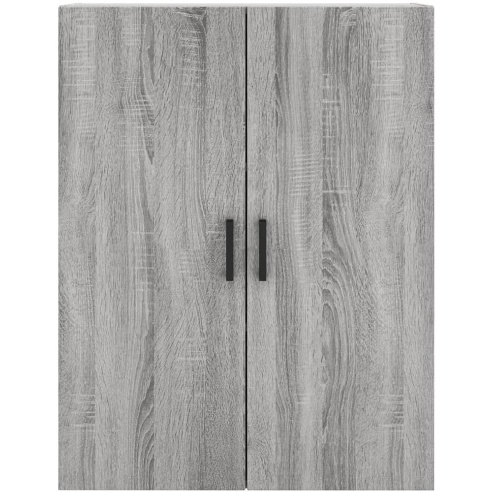 vidaXL 2 Door Grey Highboard Image 6