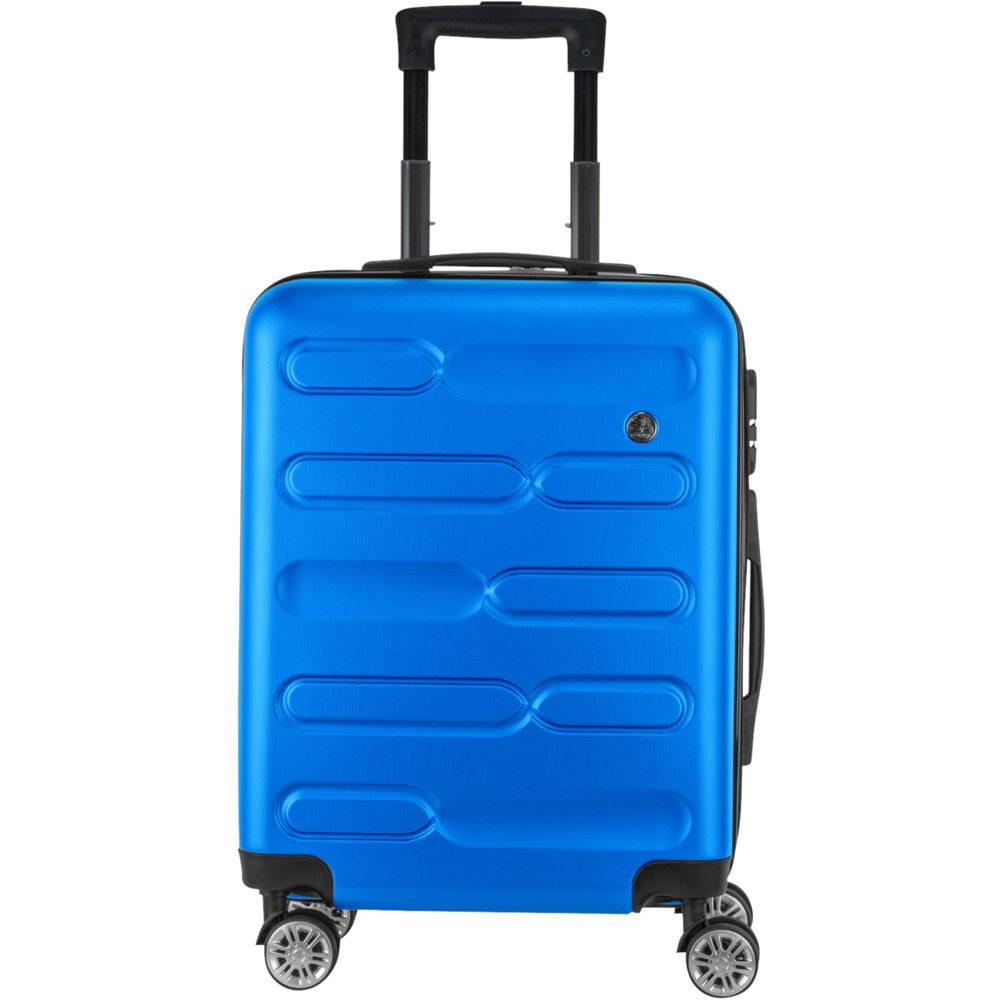 SA Products Blue Carry On Cabin Suitcase 55cm Image 4