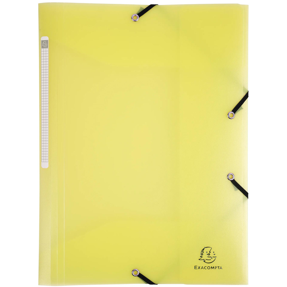 Exacompta Chromaline Pastel A4 Multicolour PP 3 Flap Elasticated Folder 25 Pack Image 4