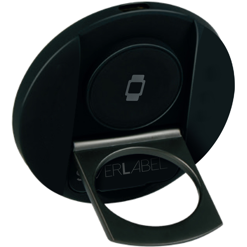 SilverLabel 4-in-1 Black Magnetic Charging Phone Mount Image 5