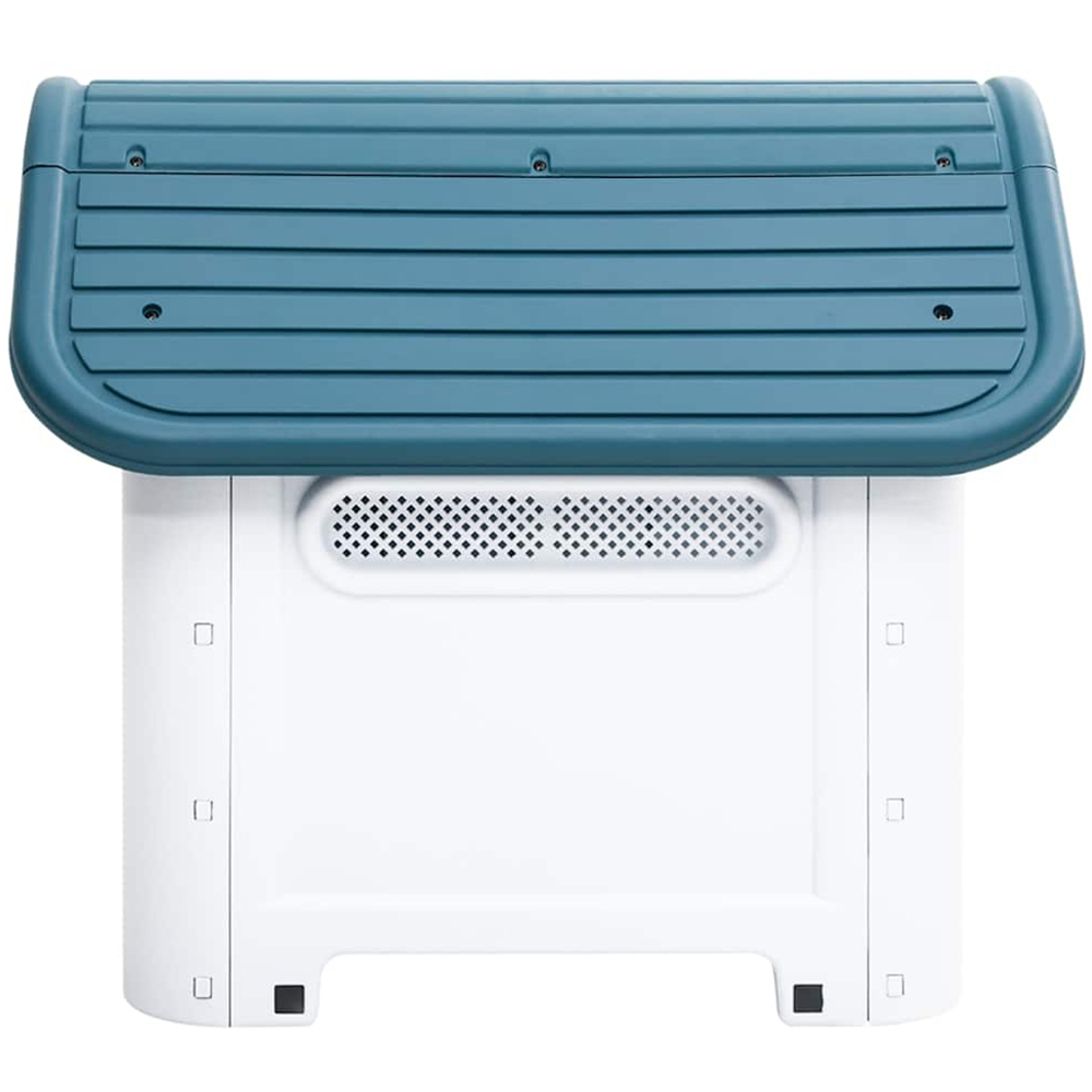 vidaXL Blue Polypropylene Dog House 66 x 59 x 75cm Image 3