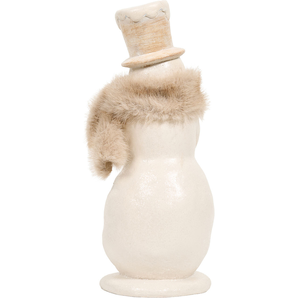 Cosy Winter Snowman Ornament White Image 3