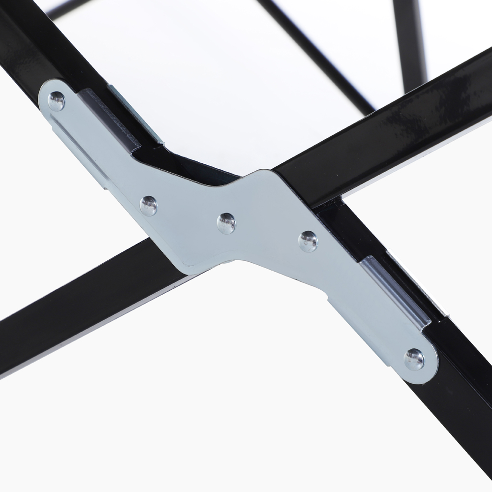 Outsunny Double Black Portable Camping Cot Image 8