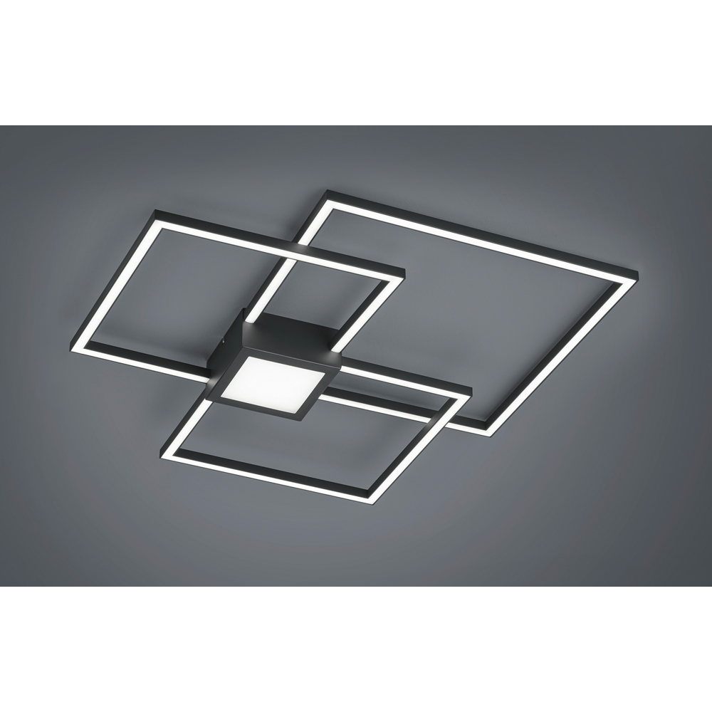 TRIO Hydra Anthracite Integrated LED Ceiling Light Image 2