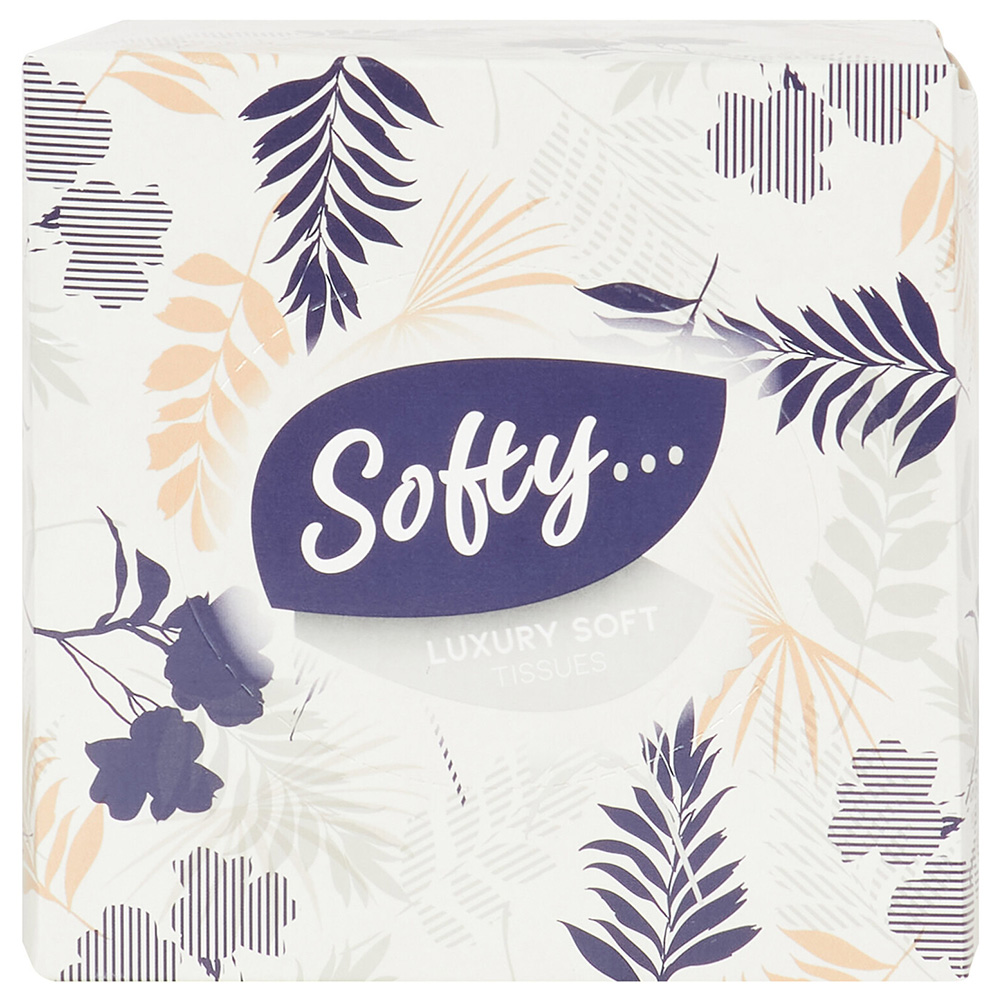 Softy Luxury Soft Facial Tissues 70 Sheets 2 Ply Image 1