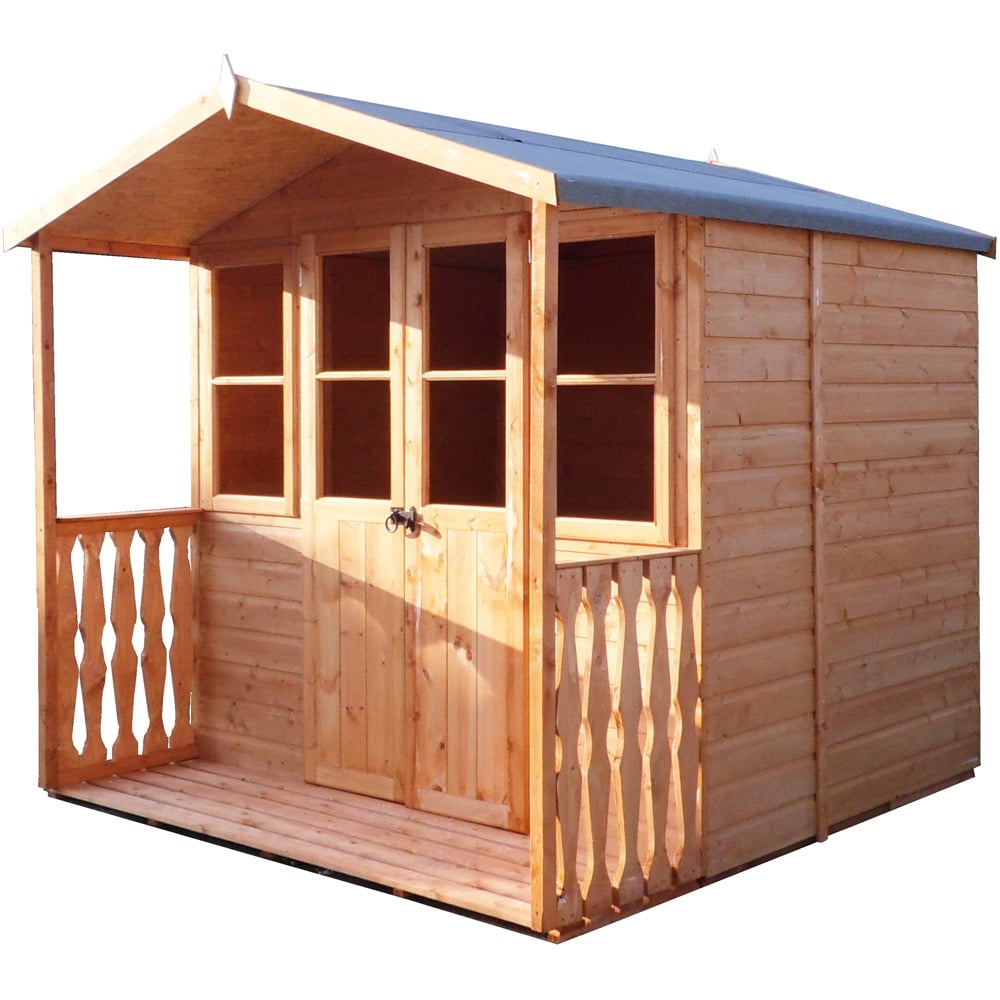 Shire Houghton 7 x 7ft Double Door Traditional Summerhouse Image 1