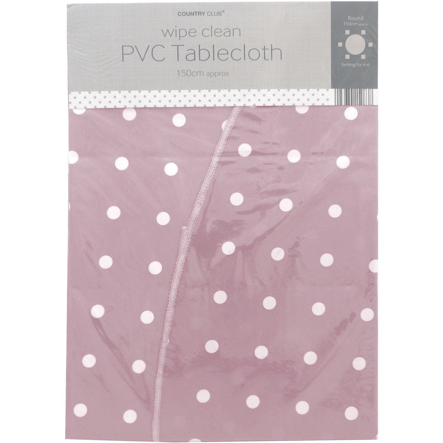 Wipe Clean Round PVC Tablecloth Image 2