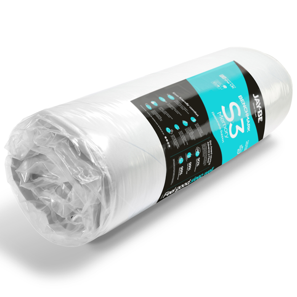 Jay-Be Benchmark S3 Small Double Memory Eco-Friendly Mattress Image 6