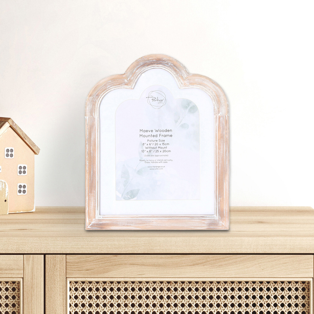 Maeve Wooden Mounted Frame Natural 8 x 6inch Image 2