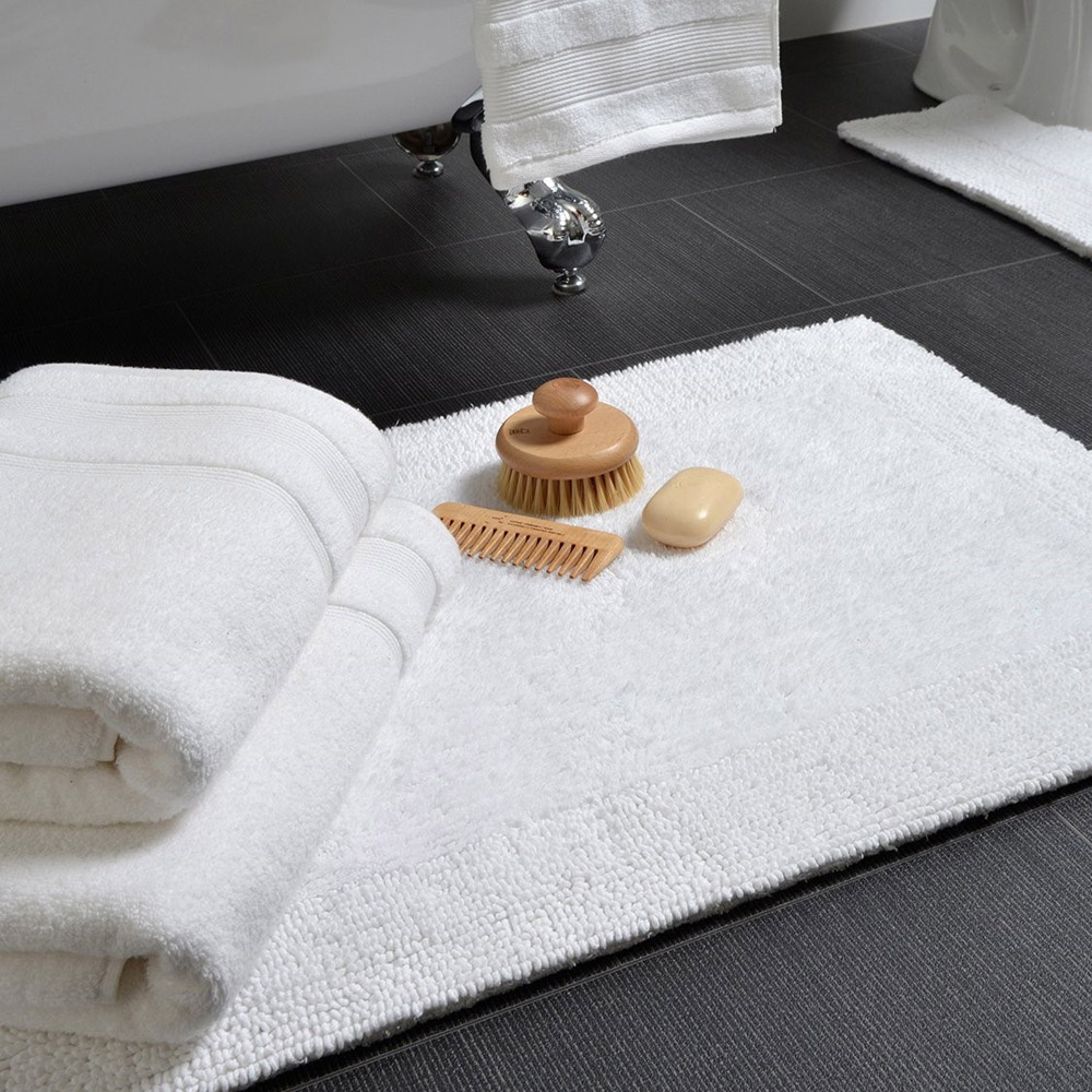 Allure Bath Fashions Luxury Zero Twist Egyptian Cotton White Bath Sheet Image 2