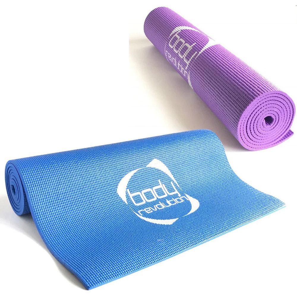 MonsterShop Blue Yoga Mat Image 3