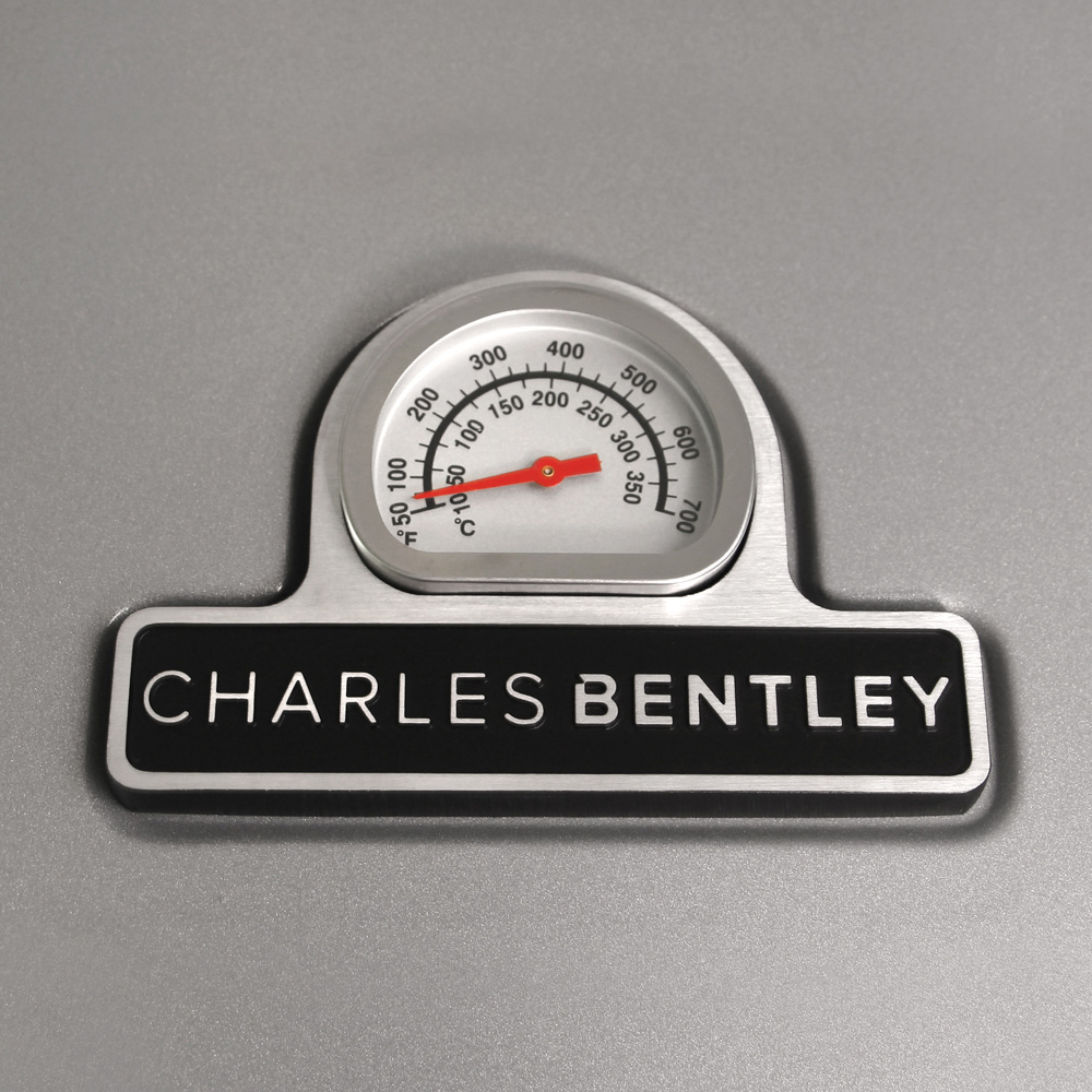 Charles Bentley Premium 6 + 1 Burner Gas BBQ Silver Image 7