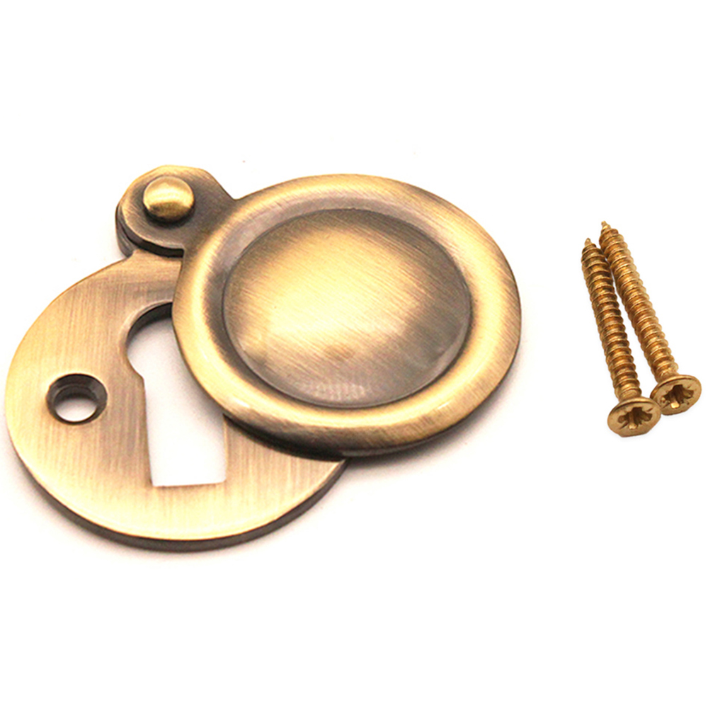 Spira Brass Victorian Antique Covered Keyhole Image 2