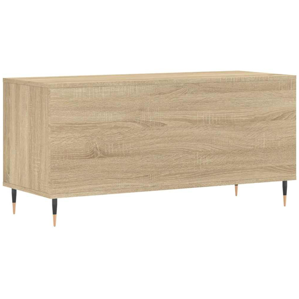 vidaXL 6 Shelf Sonoma Oak Record Cabinet Image 6
