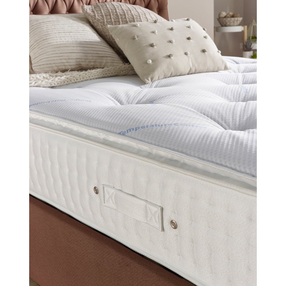 Aspire Small Double Climate Cool Pillow Top Pocket Mattress Image 2