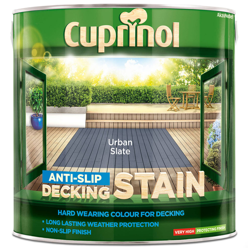 Cuprinol Urban Slate Anti Slip Decking Stain 2.5L Image 2