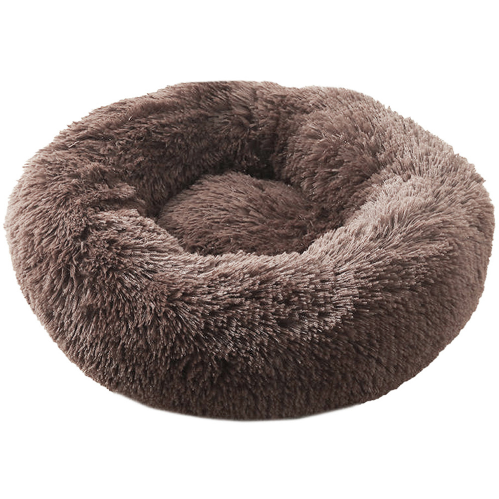 H&O Direct Brown Donut Dog Bed Image 1