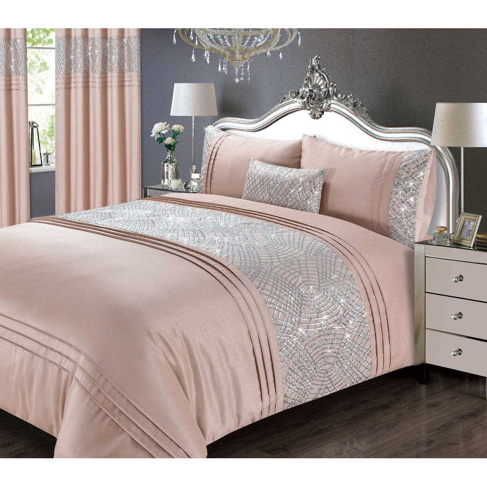 Rapport Home Charleston King Size Blush Duvet Set  Image 2