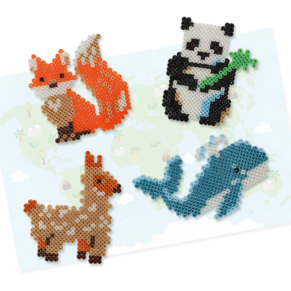 SES Creative Beedz World Animals Iron On Beads Kit 3500 Piece Image 3