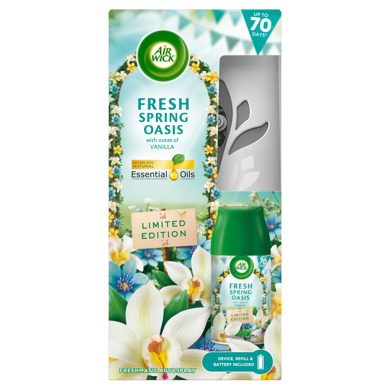 Airwick Freshmatic Kit Fresh Spring Oasis Image